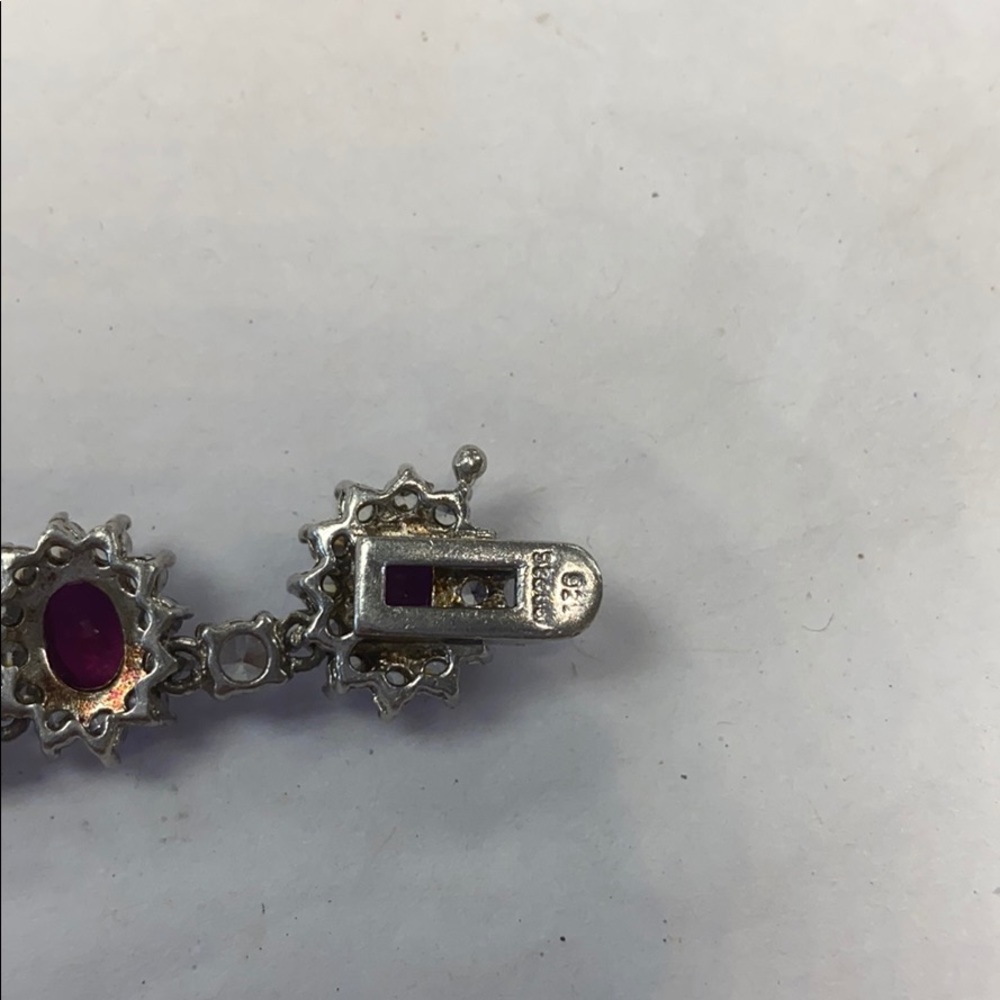 Sterling Silver Ruby Necklace - image 6